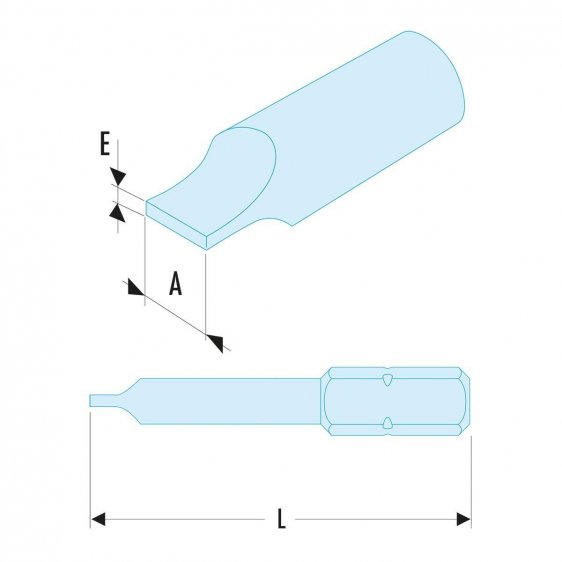 FACOM ENS.2X - Slotted 5/16