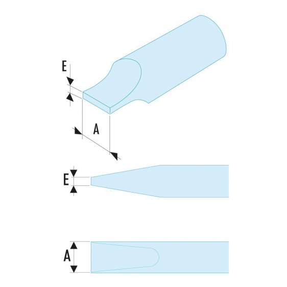 FACOM ENS.3X - Slotted 1/2