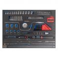 FACOM ETS.CK3 - CUSTOM 215pc Complete Tool Kit + Foaming + 6 Drawer Roller Cabinet
