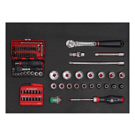 FACOM ETS.CK1 - CUSTOM 244pc Complete ToolKit + Foaming + Roller Cabinet