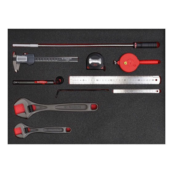 FACOM ETS.CK1 - CUSTOM 244pc Complete ToolKit + Foaming + Roller Cabinet