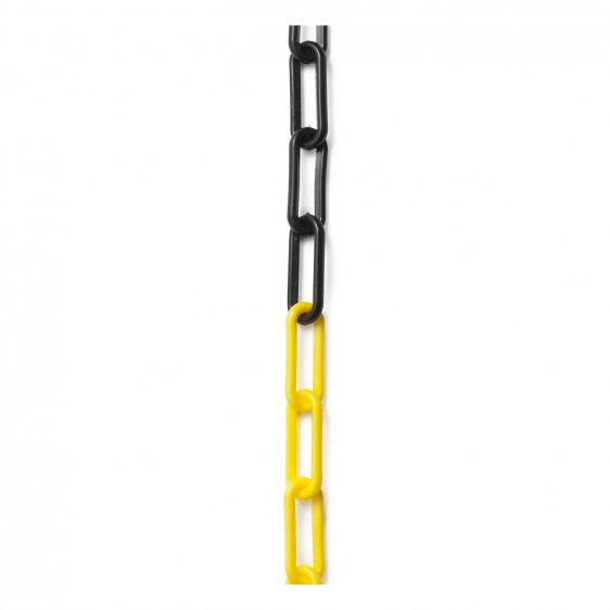FACOM EV.CH - 25m Safety Zone Marker Chain Yellow + Black
