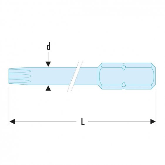 FACOM EXRP.1XX - Tamper Torx Plus 1/4