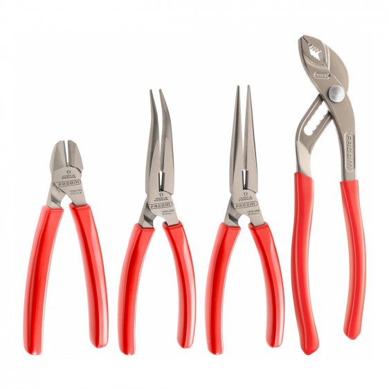 FACOM GJP.A4 - 4pc PVC Grip Pliers Set