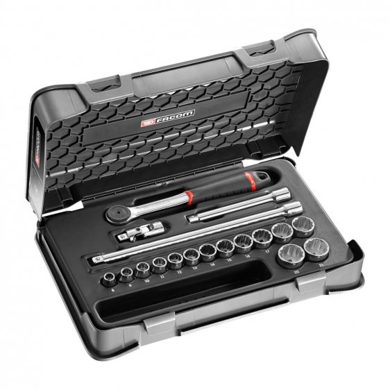 FACOM J.161-2P12 - 18pc 3/8