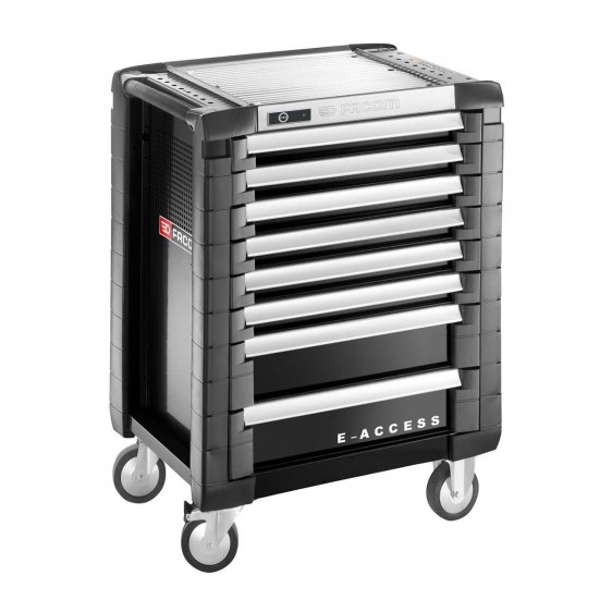 FACOM JET.8GM3EACC - JET+ 8 Drawer 3 Mod E-Access Roller Cabinet Black
