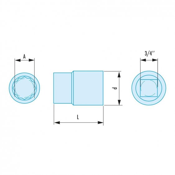 FACOM K.XSRM - Non-Sparking 3/4
