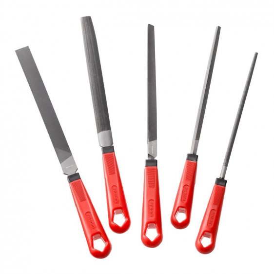 FACOM LIM200EM.J5 - 5pc 200mm Second Cut Metal File Set