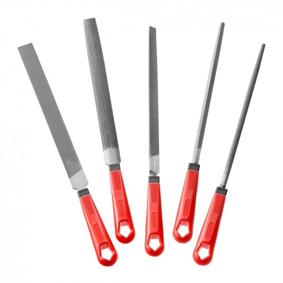 FACOM LIM250EM.J5 - 5pc 250mm Second Cut Metal File Set