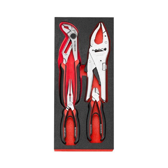 FACOM MODM.CPE1A - 4pc Comfort Grip + 5 Pos Lock-Grip Pliers Foam Module