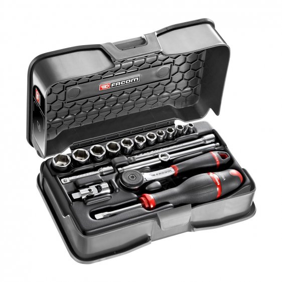 FACOM R.161-2P6U - 17pc 1/4