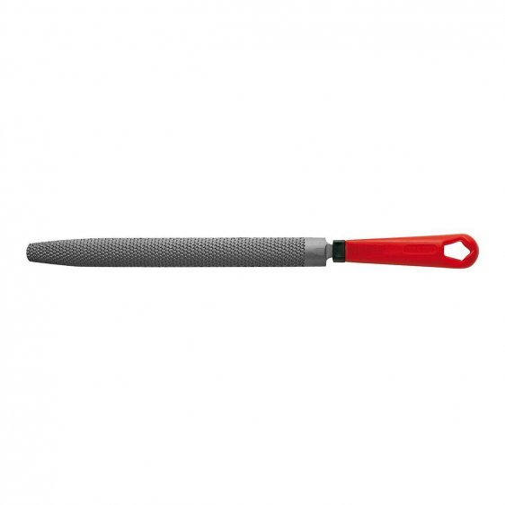 FACOM RAB.DRDB300EMA - 300mm Half Round Rough Cut Soft Metal + Wood Rasp File + Handle