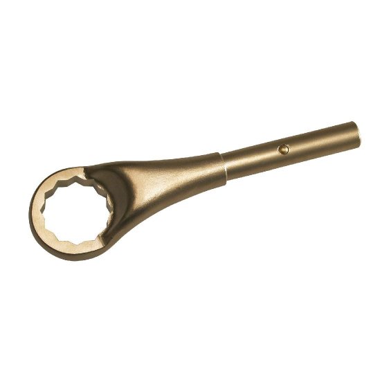 ENDRES 0270100S - 100mm Non-Sparking Metric Heavy Duty Ring Spanner