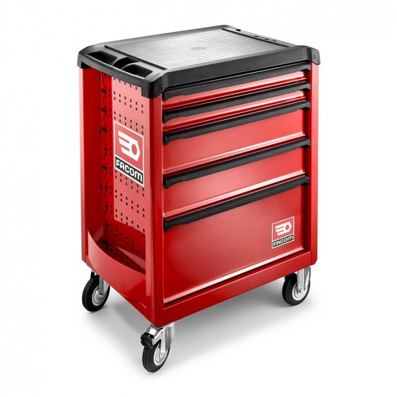 FACOM ROLL.5M3PB - ROLL+ 5 Drawer 3 Mod Roller Cabinet Red