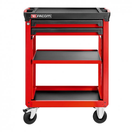 FACOM ROLL.UC3S2DM3 - ROLL+ 2 Drawer 3 Mod 3 Metal Shelf Roller Trolley