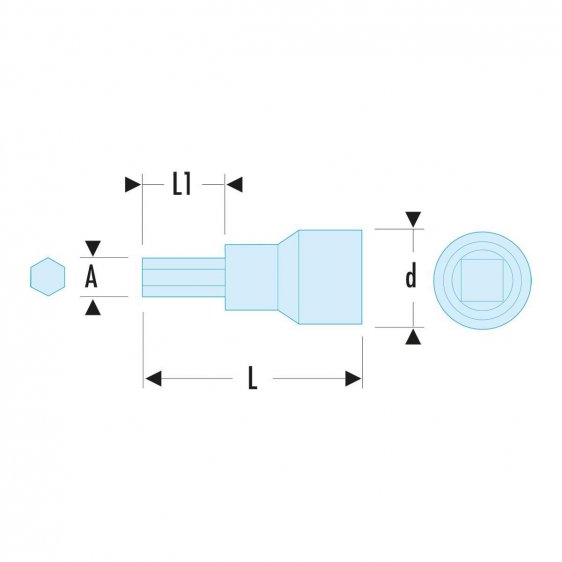 FACOM RT.XAVSEM - Insulated 1/4