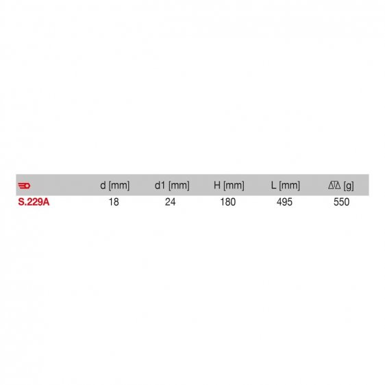 FACOM S.229A - 495mm 1/2