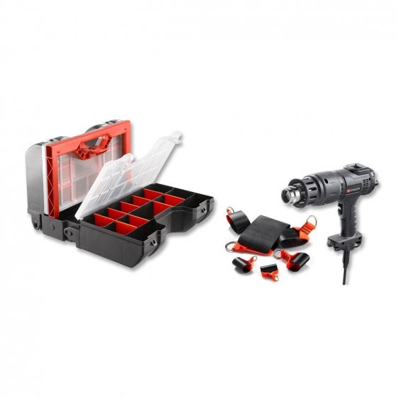 FACOM SLS.GKIT1-GUN - 28pc SLS Heat Shrink Sheath + D Ring + Heat Gun Set + Case
