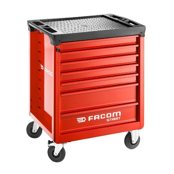 FACOM START.7M3A - START 7 Drawer 3 Mod Roller Cabinet Red