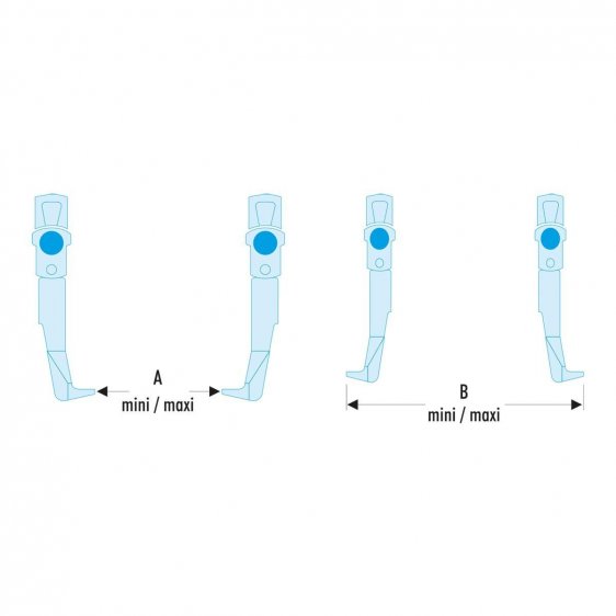 FACOM U.232-X - 2 Leg Reversible Puller