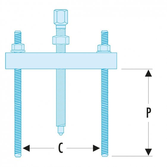FACOM U.23-53KX - Tapped Puller Beam