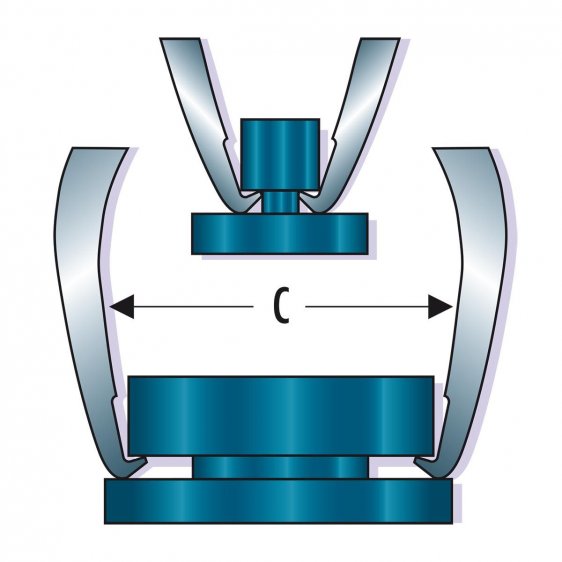 FACOM U.27AS3 - 30-460mm Outside 3 Leg Wide Spread Puller