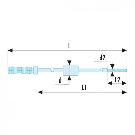 FACOM U.306M - 2Kg Slide Hammer