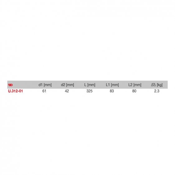 FACOM U.312-01 - 10T Hydraulic Jack For U.312H Pullers