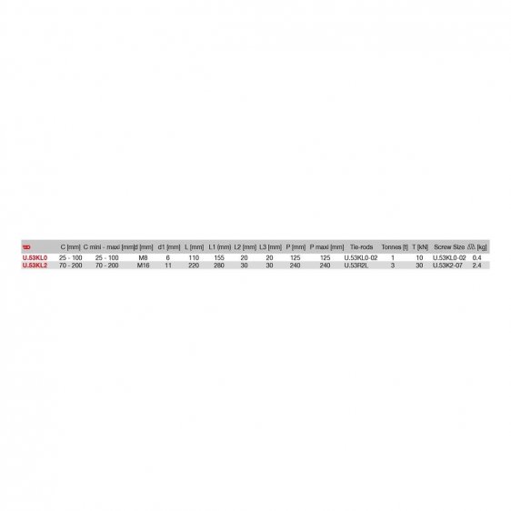 FACOM U.53KLX - Non-Tapped Puller Beam