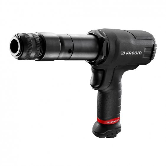 FACOM V.336AH - Soft Grip Long Shaft Air Hammer + Chisel Set + Case