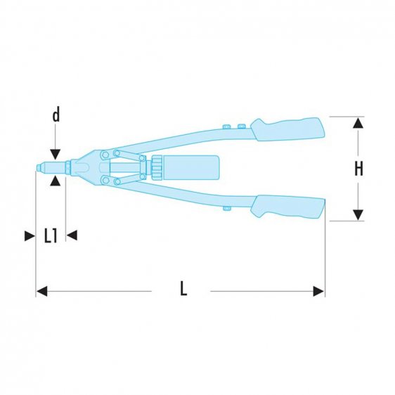 FACOM Y.116B - 2 Handed Large Rivet Gun