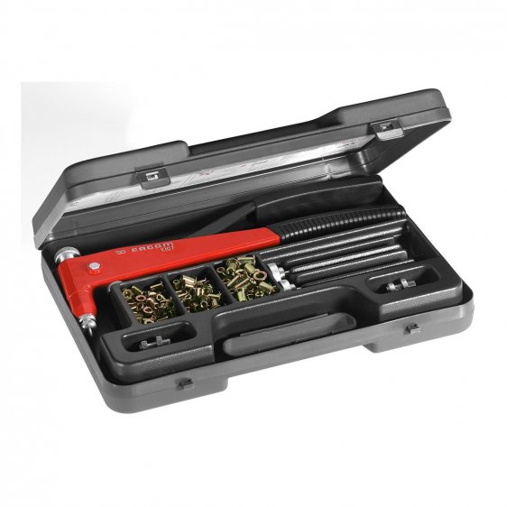 FACOM Y.M46 - Blind Rivet Gun + 100 Nuts Set