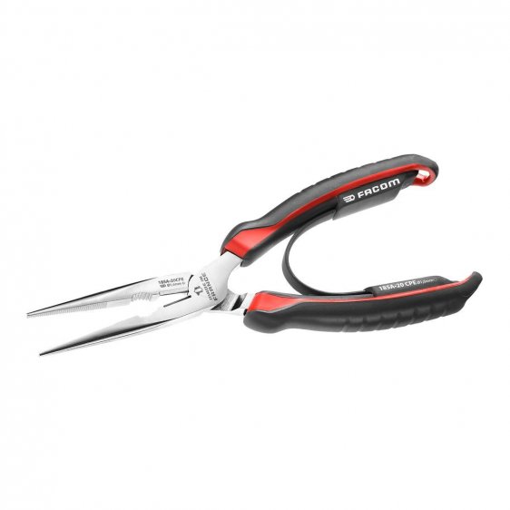 FACOM 185A.20CPE - 200mm Straight Long Half-Round Combination Comfort Grip Pliers