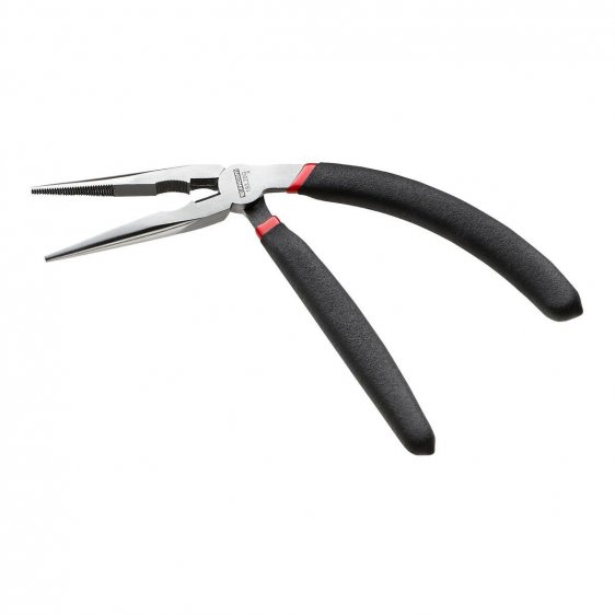 FACOM 193.20G - 200mm Angled Half-Round Long Nose Comfort Grip Pliers
