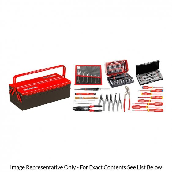 FACOM 2132.EL31 - 69pc Electricians Metric Tool Kit + Cantilever Tool Box