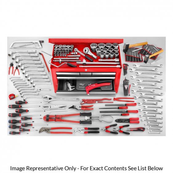 FACOM 2174.MAG5 - 160pc Agricultural Maintenance Metric Tool Kit + Tool Chest