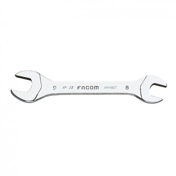 FACOM 22.8X9 - 8x9mm Metric Stubby Open Jaw Spanner