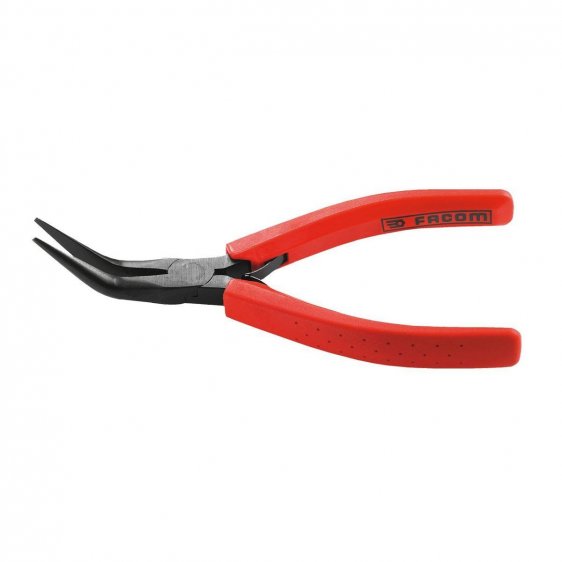 FACOM 403 - 155mm Angled Long Smooth Half-Round Precision Pliers