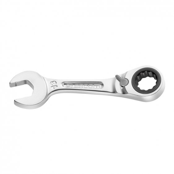 FACOM 467BS.7 - 7mm Metric Stubby Ratchet Combination Spanner