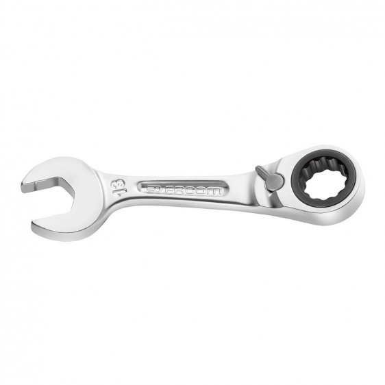 FACOM 467BS.17 - 17mm Metric Stubby Ratchet Combination Spanner