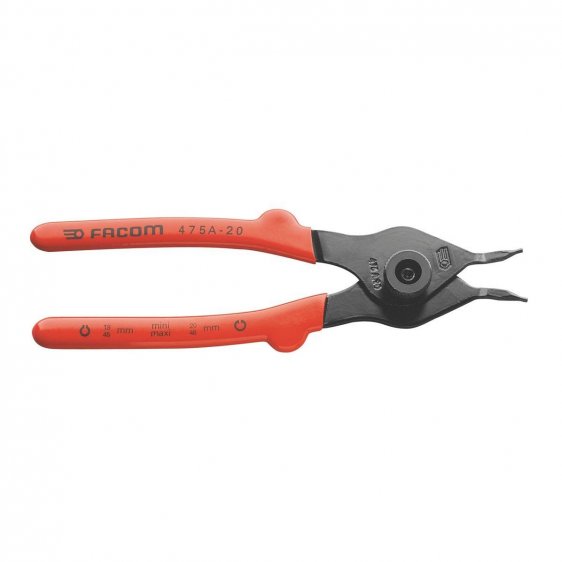 FACOM 475A.15 - 1.0mm Reversible Inside + Outsdie Straight Circlip Pliers