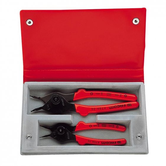 FACOM 475A.J1 - 2pc Reversible Inside + Outsdie Straight Circlip Pliers Set