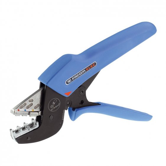 Ratchet crimping pliers top