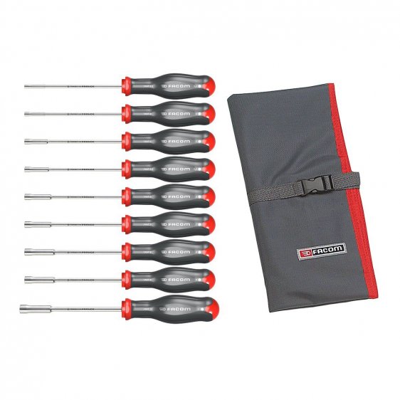 FACOM 74AT.JL14 - 14pc Metric 6pt Hex Socket Protwist Screwdriver Set