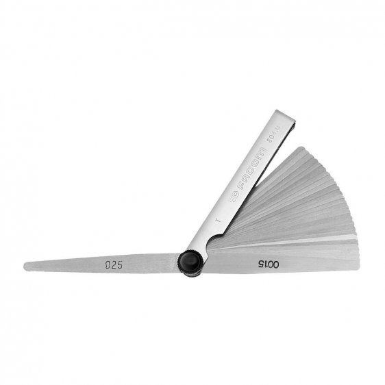 804.U 26pc Inch Tapered Tip Thickness Feeler Gauges ETS