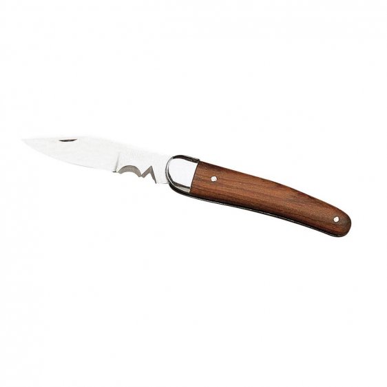 FACOM 840.1 - Stainless Steel Electricians Knife Wooden Handle