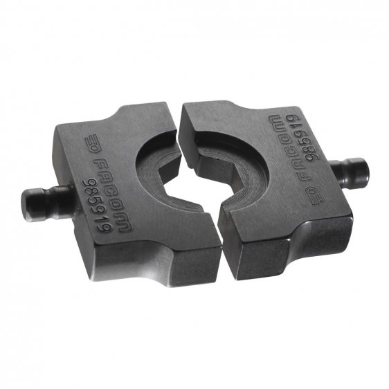 Hydraulic top crimper dies