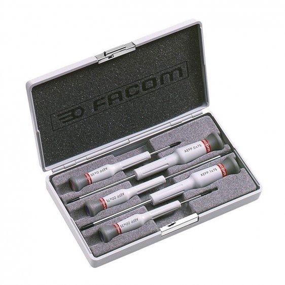 FACOM AEFP.J1 - 5pc Phillips Micro-Tech Precision Screwdriver Set