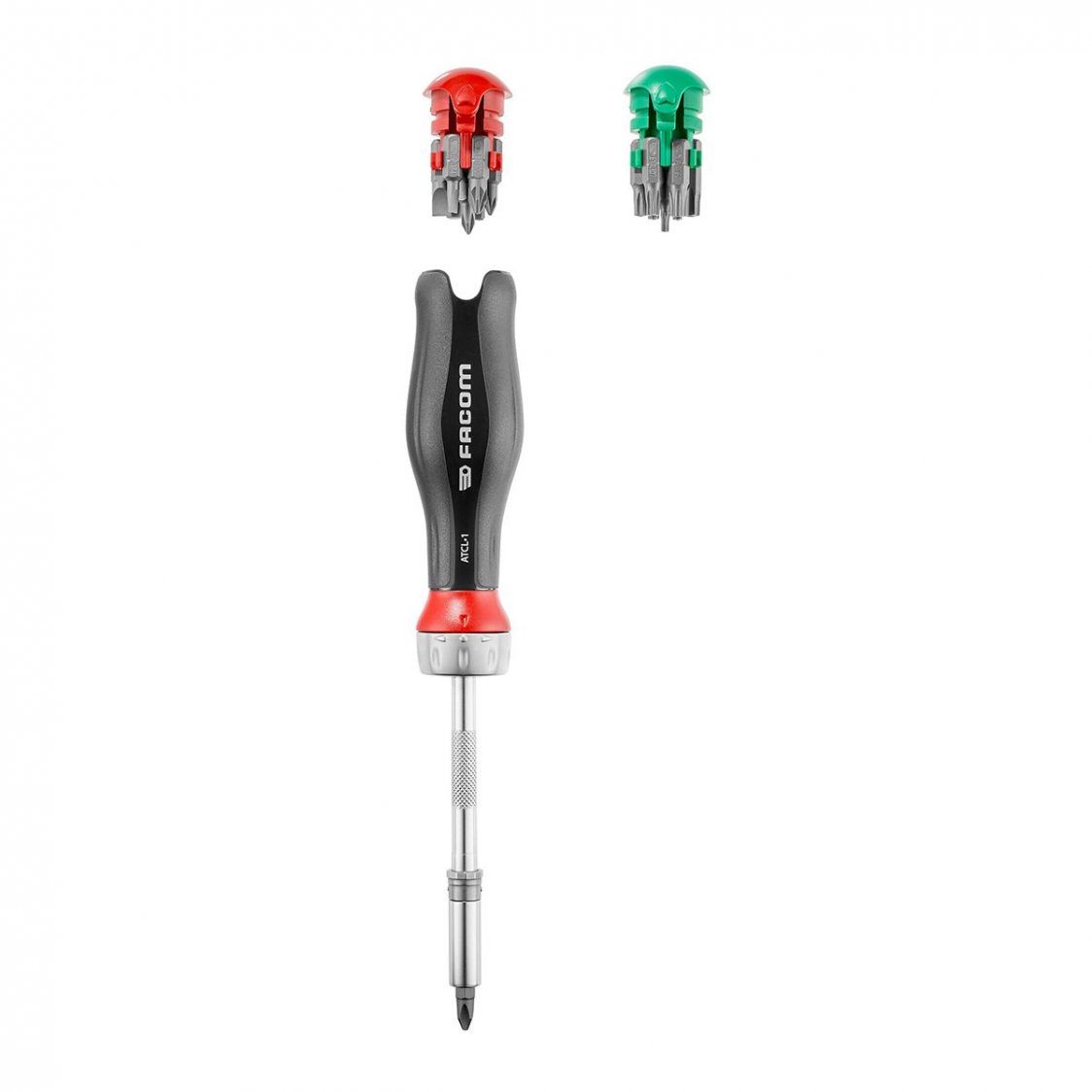 ATCL.1PB 15pc 1/4" Hex Screwbit Protwist Ratchet Screwdriver Set + Bits ETS