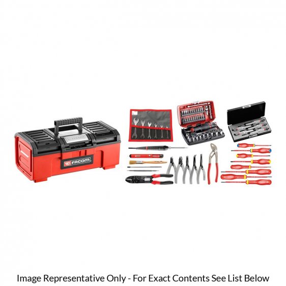 FACOM BPC16N.EL31 - 69pc Electricians Metric Tool Kit + Tool Box